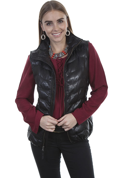 (image for) Ribbed leather vest